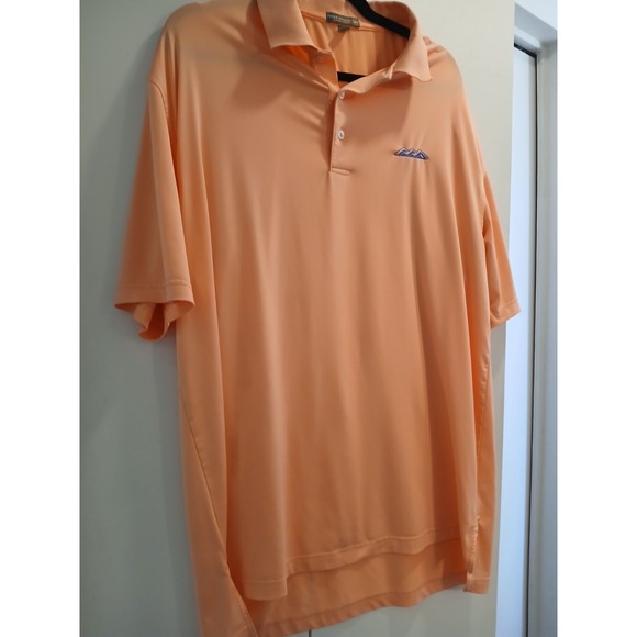 Peter Millar Other - Peter Millar Summer Comfort Polo Shirt Men's LARGE apricot stretch Golf